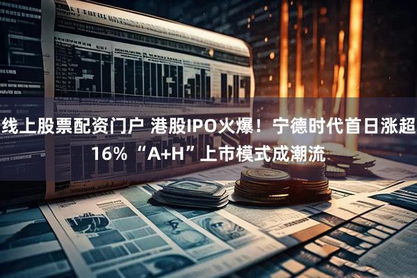 线上股票配资门户 港股IPO火爆！宁德时代首日涨超16% “A+H”上市模式成潮流