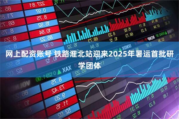 网上配资账号 铁路淮北站迎来2025年暑运首批研学团体
